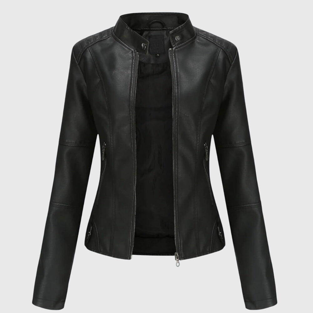 Helena | Elegant Leather Jacket
