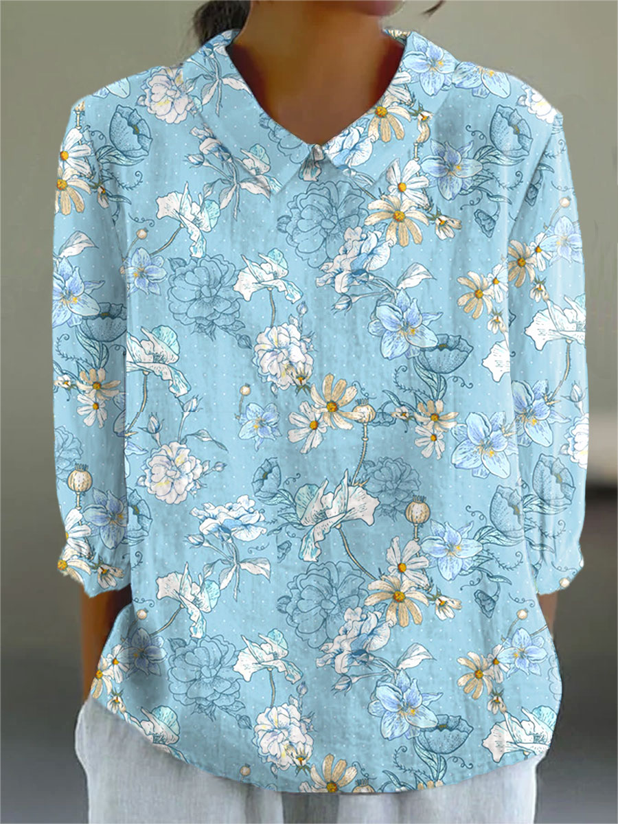 Elaine | Printed Blouse