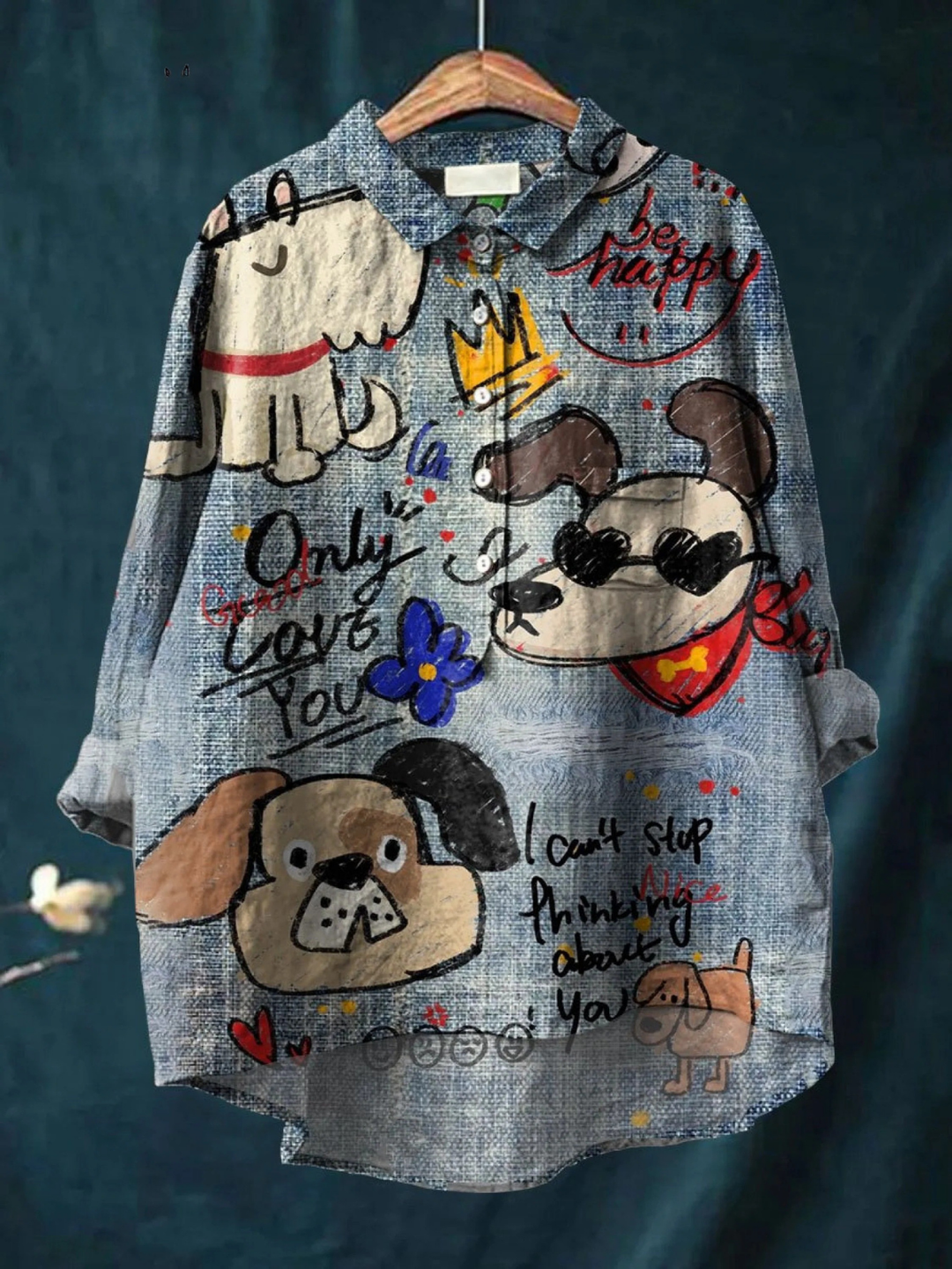 Lottie | Dog-Print Relaxed T-Shirt