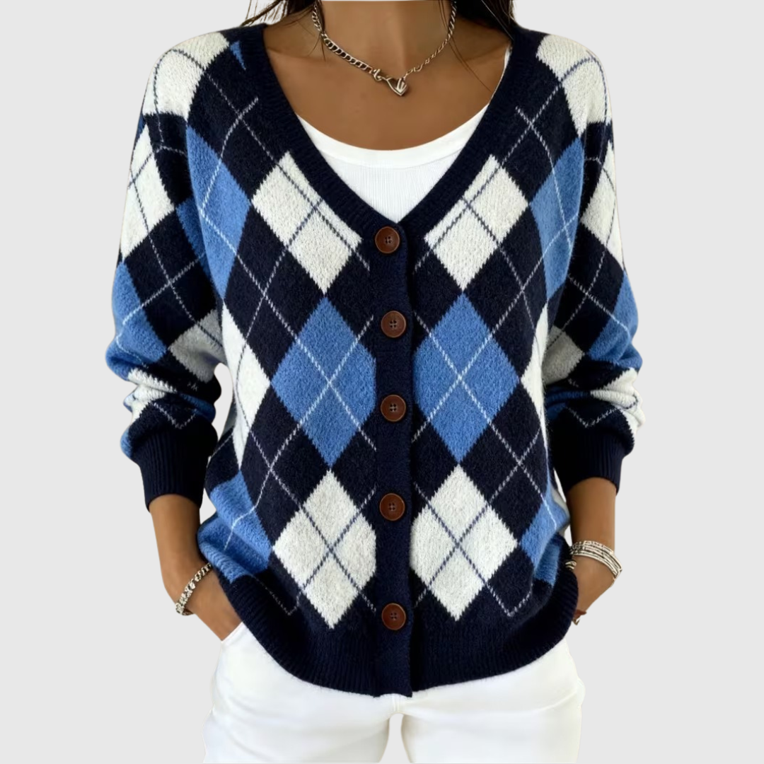 Freya | Comfortable Knitted Button-Detail Cardigan