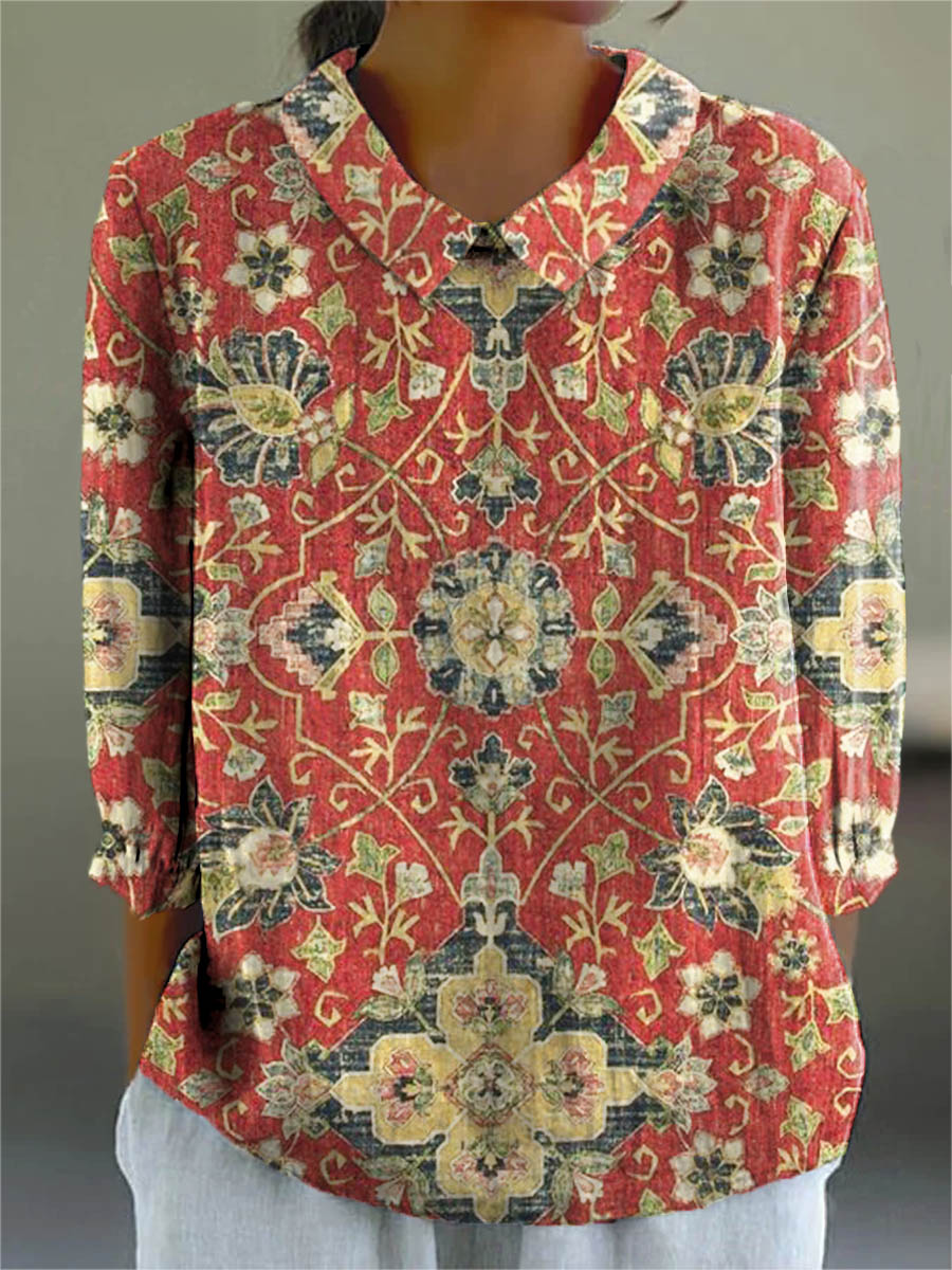 Janet | Printed Blouse
