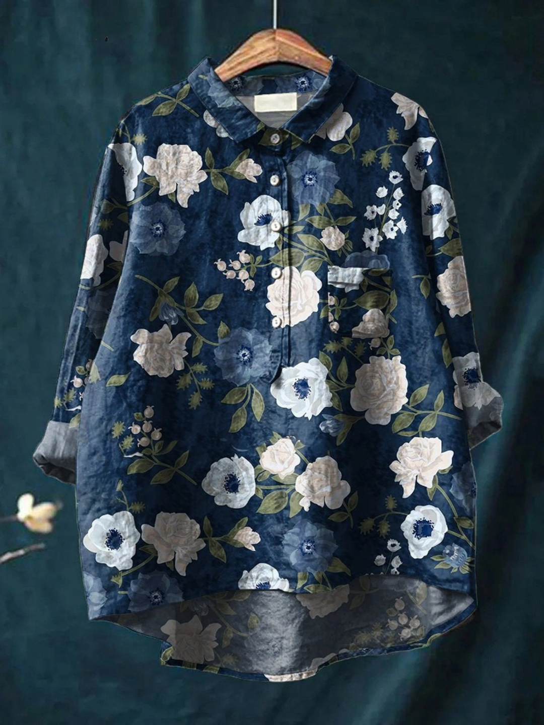 Martha | Floral Printed Relaxed Blouse