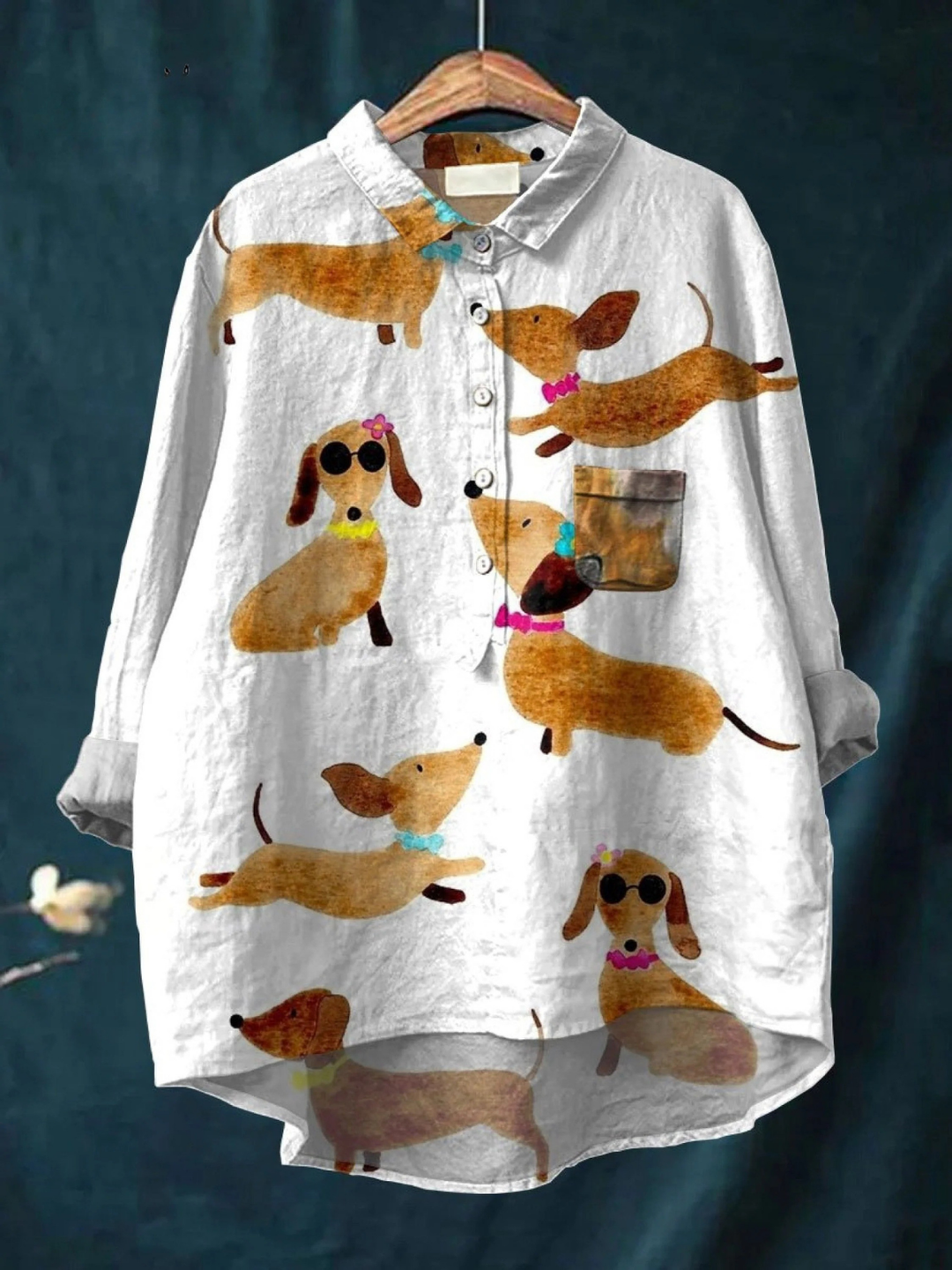 Lottie | Dog-Print Relaxed T-Shirt