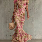Ivy | Maxi Puff-Sleeve Dress
